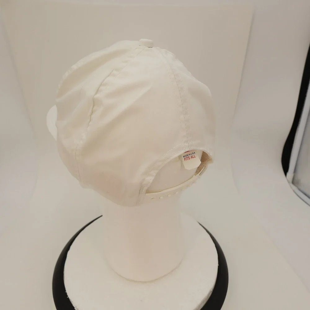 Vintage Crown Royal White Purple Snapback Rope Hat Made in USA Mens OSFA